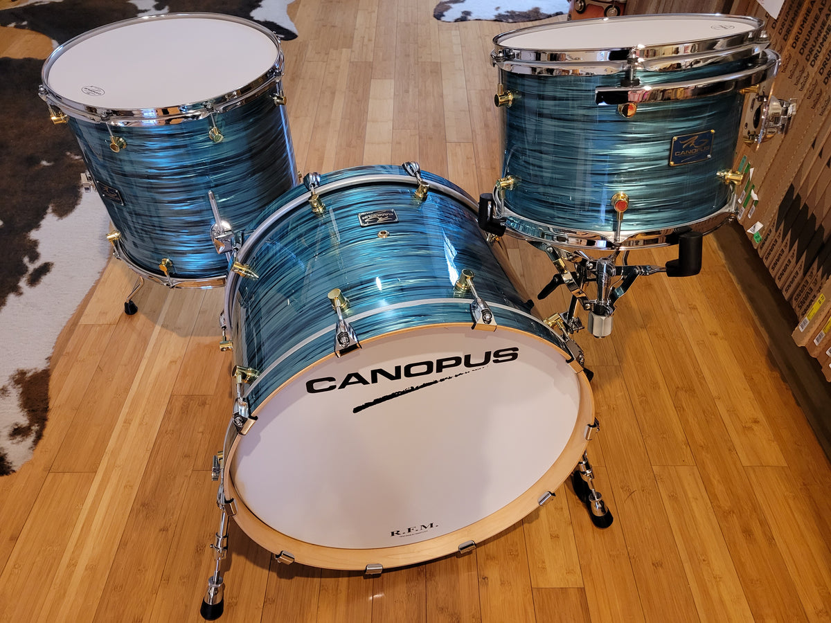 Canopus Drums 15x22 9x13 15x16 R.F.M. Maple (Turquoise Oys