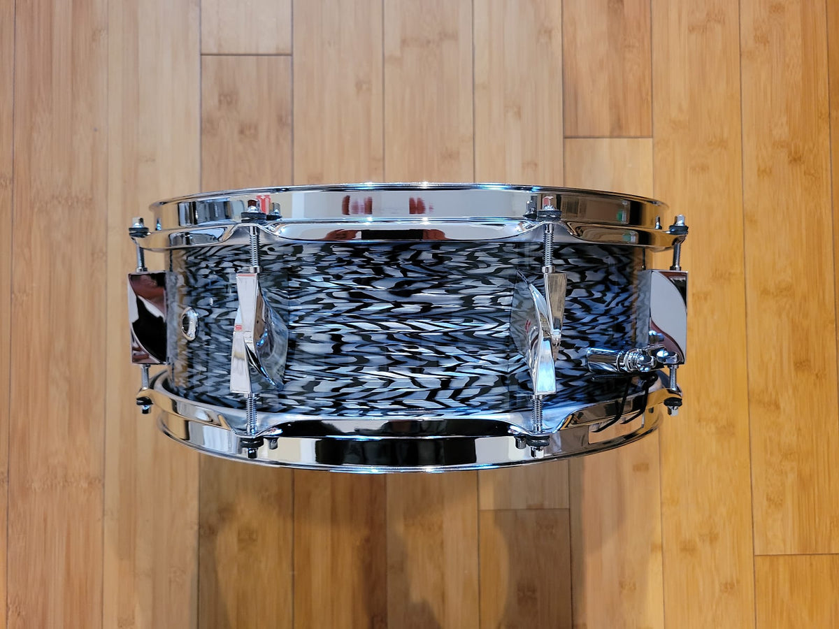 Snares - Canopus Drums 5x14 Neo Vintage NV60-M5 Snare Drum (Black Onyx