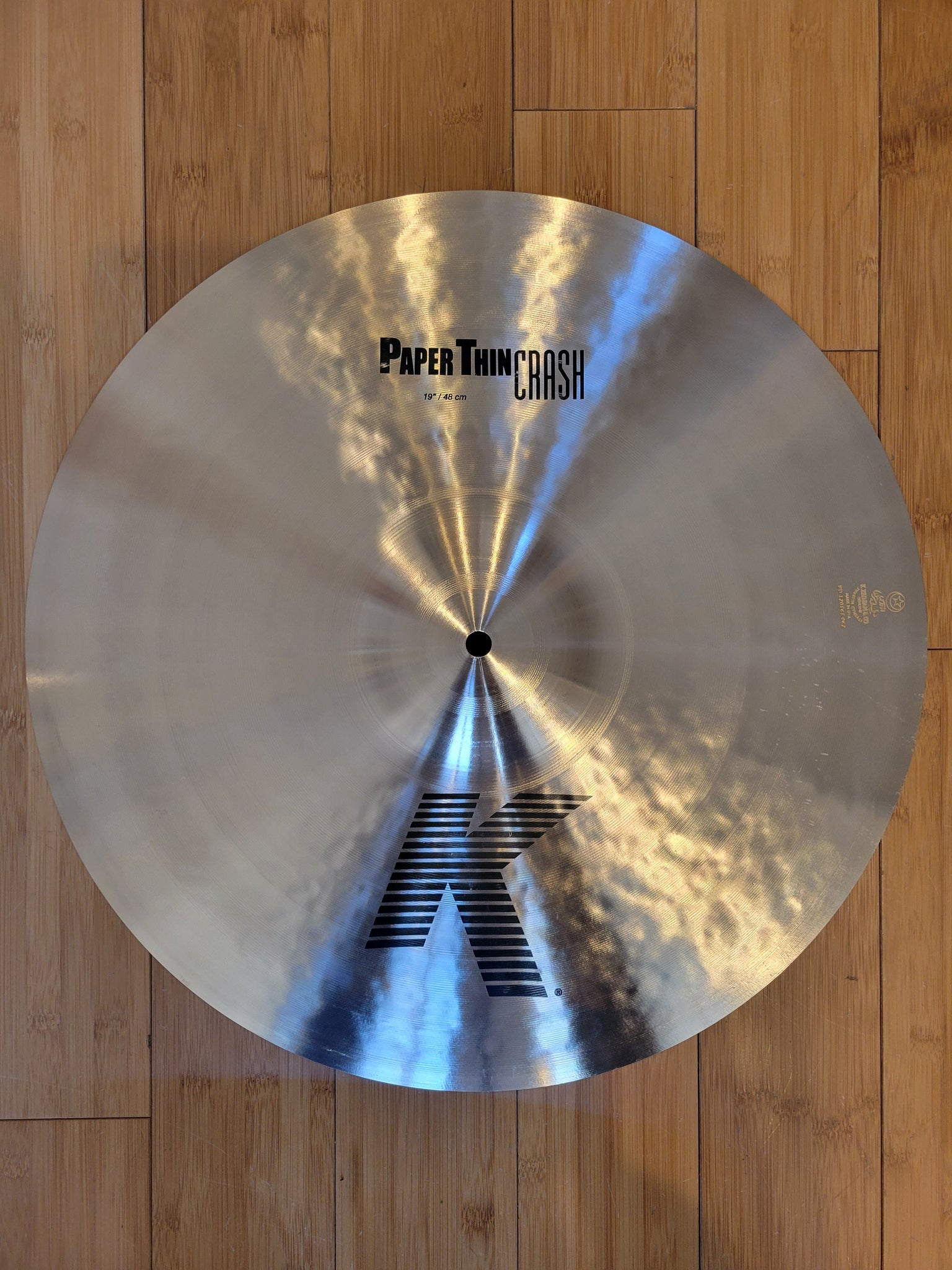 Cymbals - Zildjian 19" K Paper Thin Crash