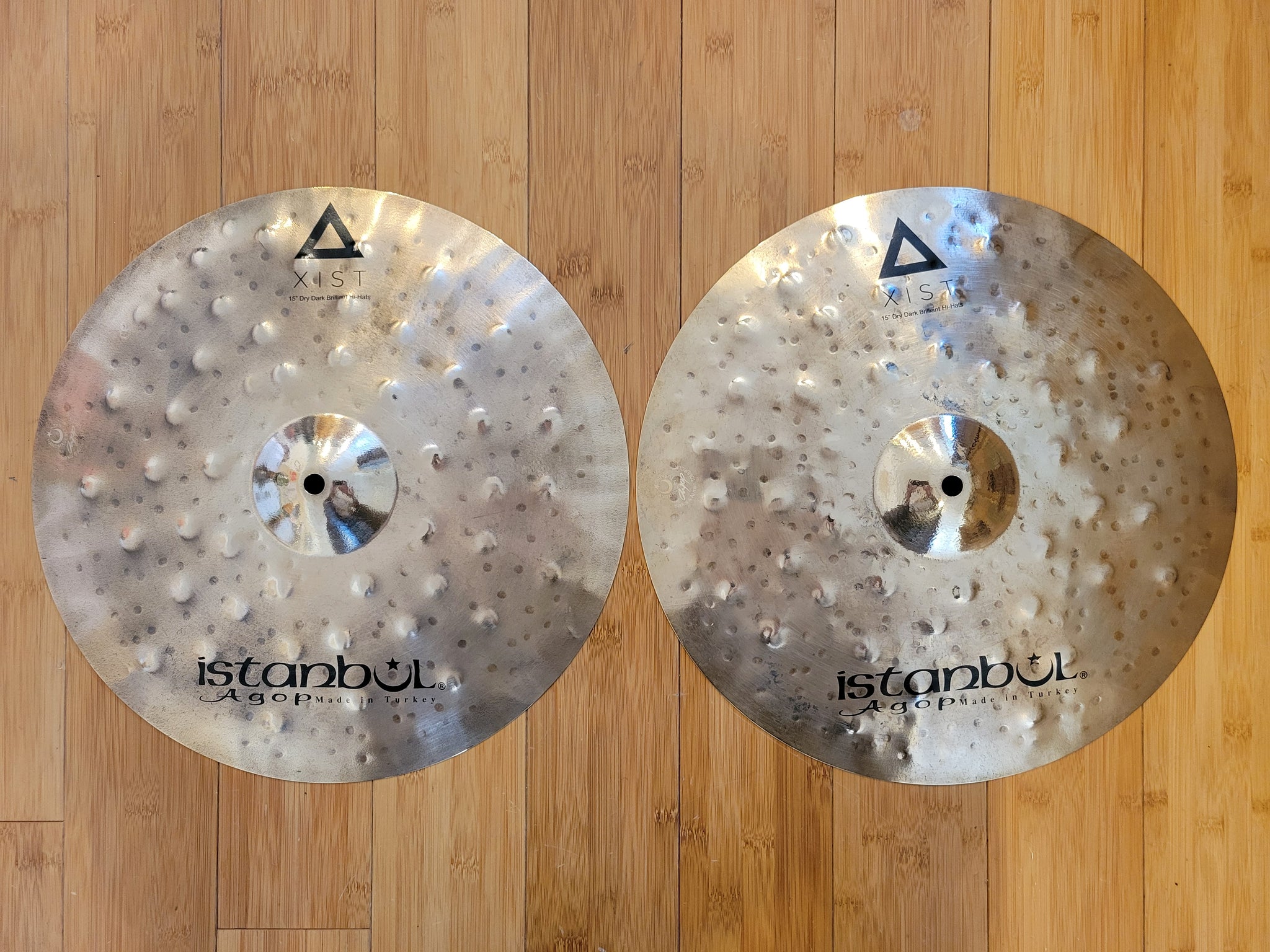 Cymbals - Istanbul Agop 15" XIST Dry Dark Brilliant Hi Hats