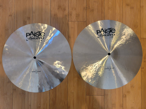 Cymbals - Paiste 15" Masters Dark Hi Hats