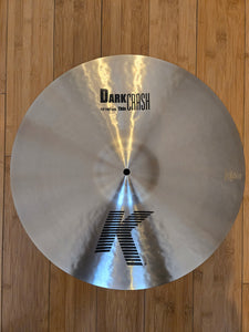 Cymbals - Zildjian 19" K Dark Thin Crash