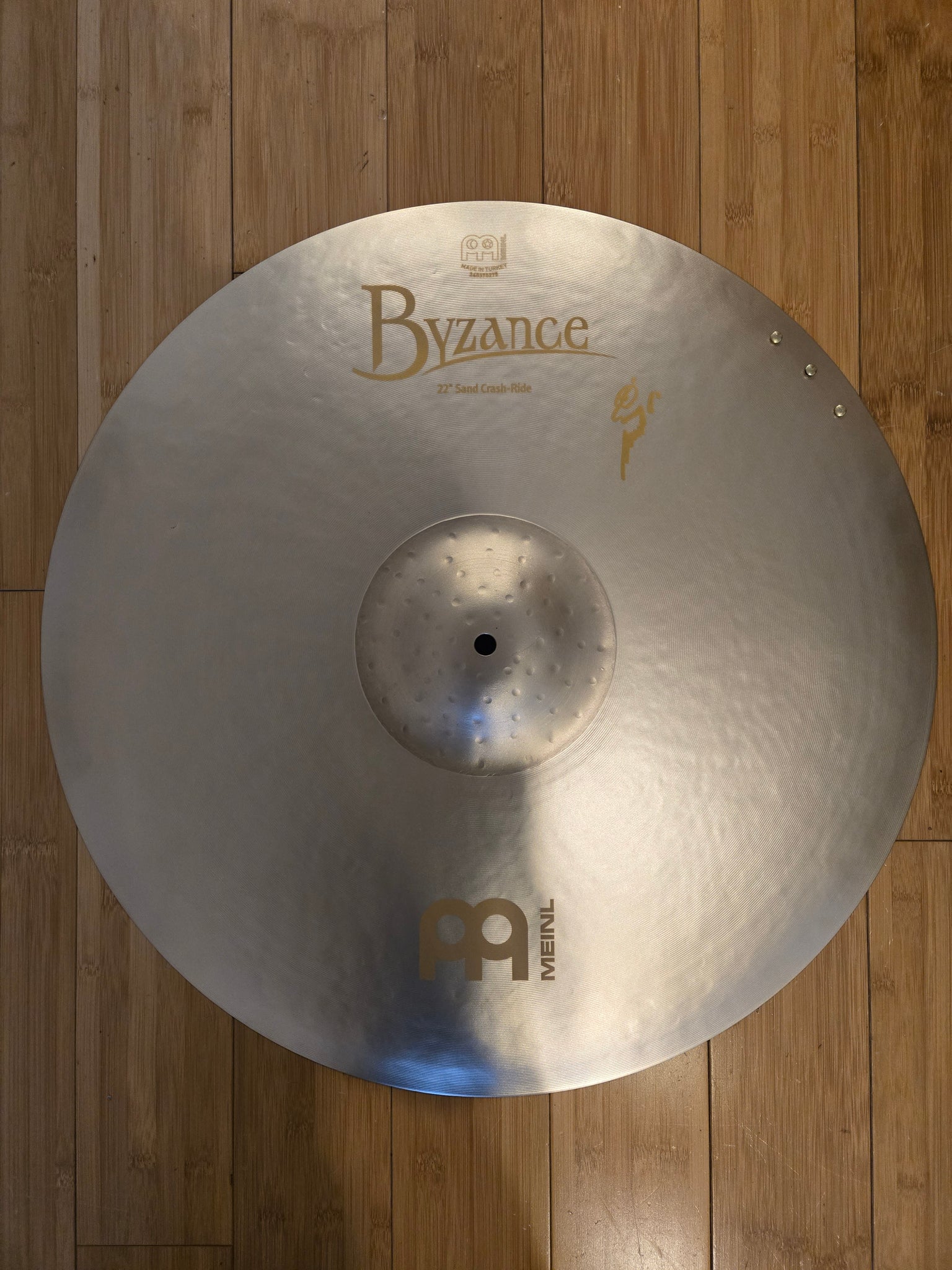 Cymbals - Meinl Byzance 22" Sand Crash/Ride