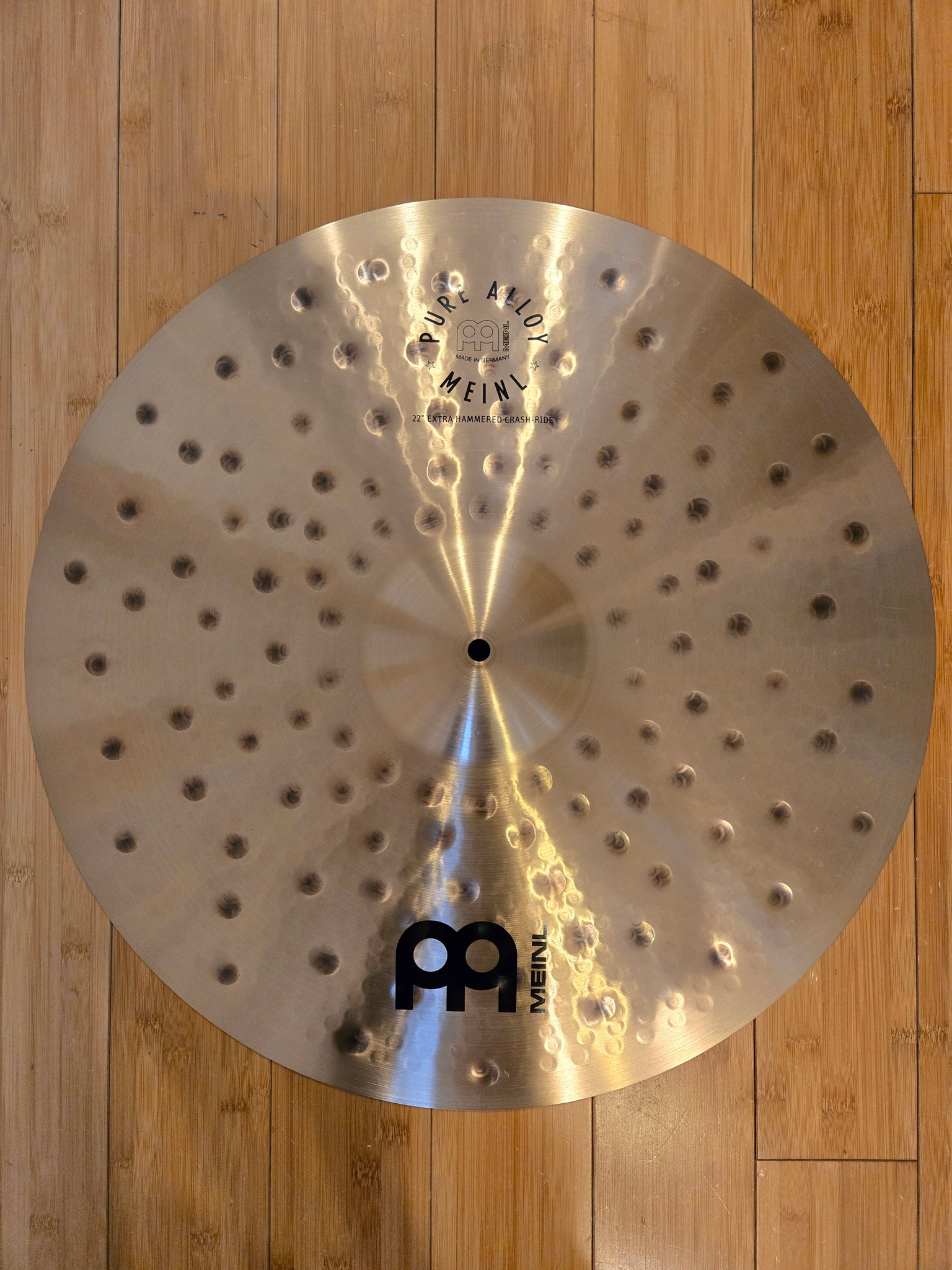 Cymbals - Meinl Pure Alloy 22" Extra Hammered Crash/Ride