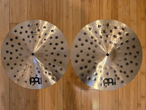 Cymbals - Meinl Pure Alloy 15" Extra Hammered Hi Hats