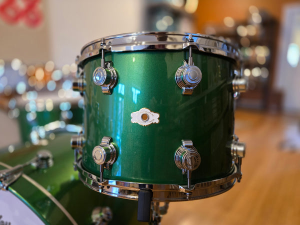 Drum Kits - George H. Way Drum Co. 14x26 10x14 16x16 16x18 Aristocrat Drum Kit (Elbaite Green)