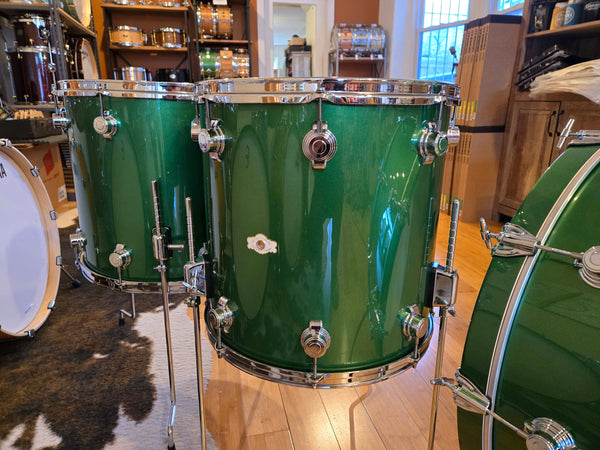 Drum Kits - George H. Way Drum Co. 14x26 10x14 16x16 16x18 Aristocrat Drum Kit (Elbaite Green)