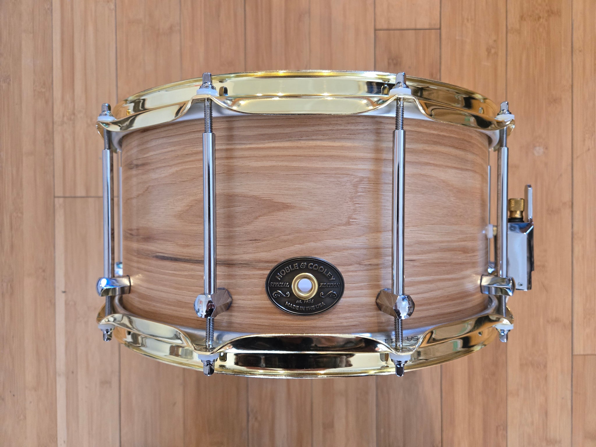 Snares - Noble & Cooley 7x14 SS Special Edition Hickory Snare Drum