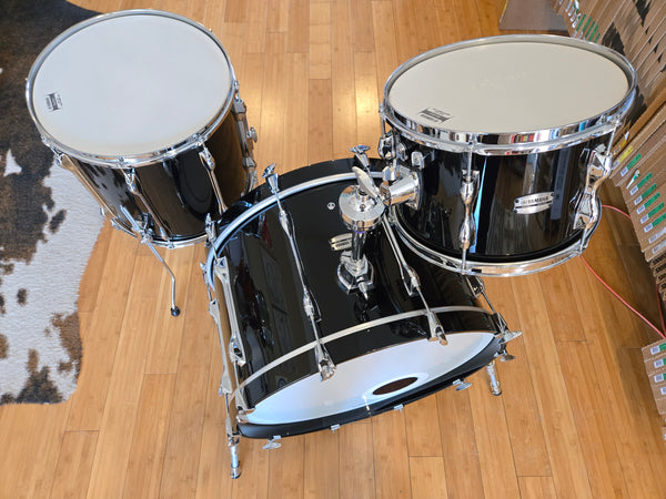 Drum Kits - Yamaha Recording Custom 14x24 9x13 15x16 (Solid Black)