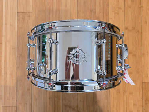 Snares - Dunnett Classic Drums 7x14 Stainless Steel Snare Drum