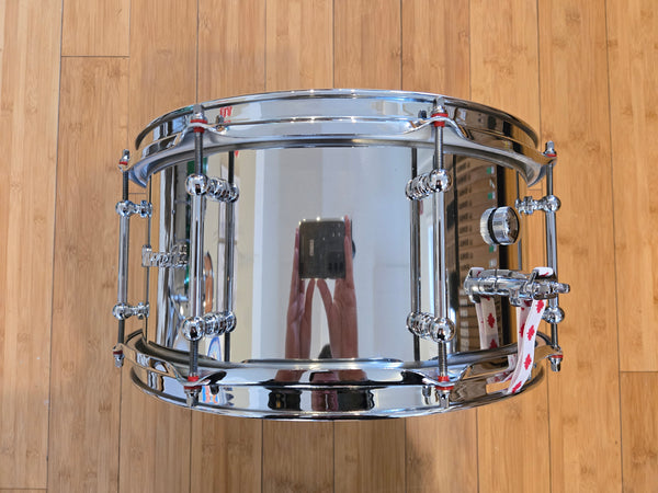 Snares - Dunnett Classic Drums 7x14 Stainless Steel Snare Drum